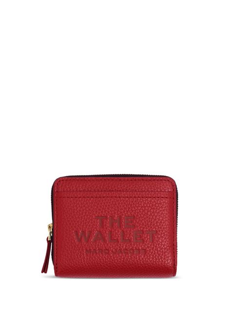 Red The Leather Mini compact wallet Marc Jacobs - women